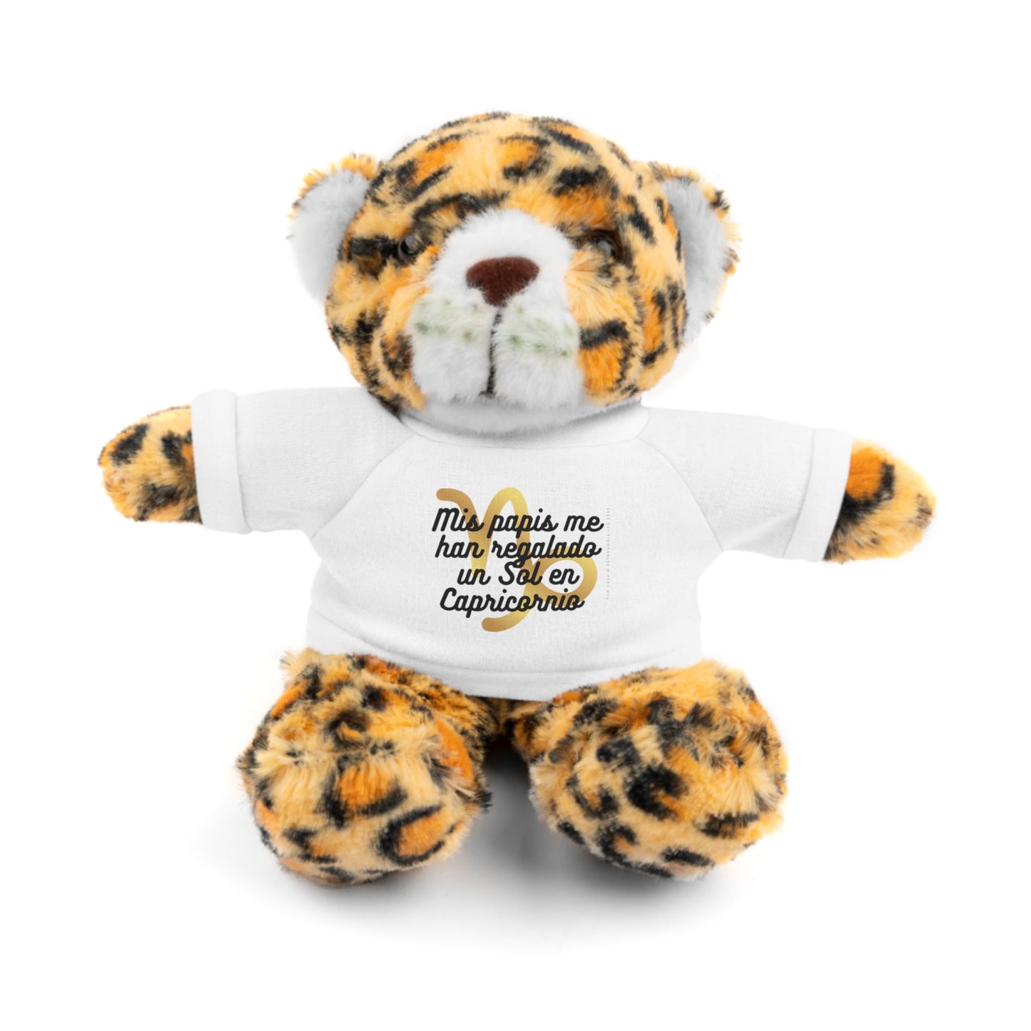 Peluche con camiseta, Sol en Capricornio