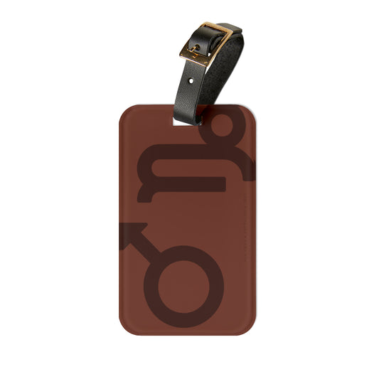 Mars in Capricorn Luggage Tag