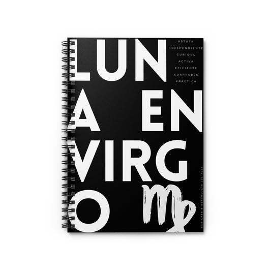 Cuaderno Luna en Virgo