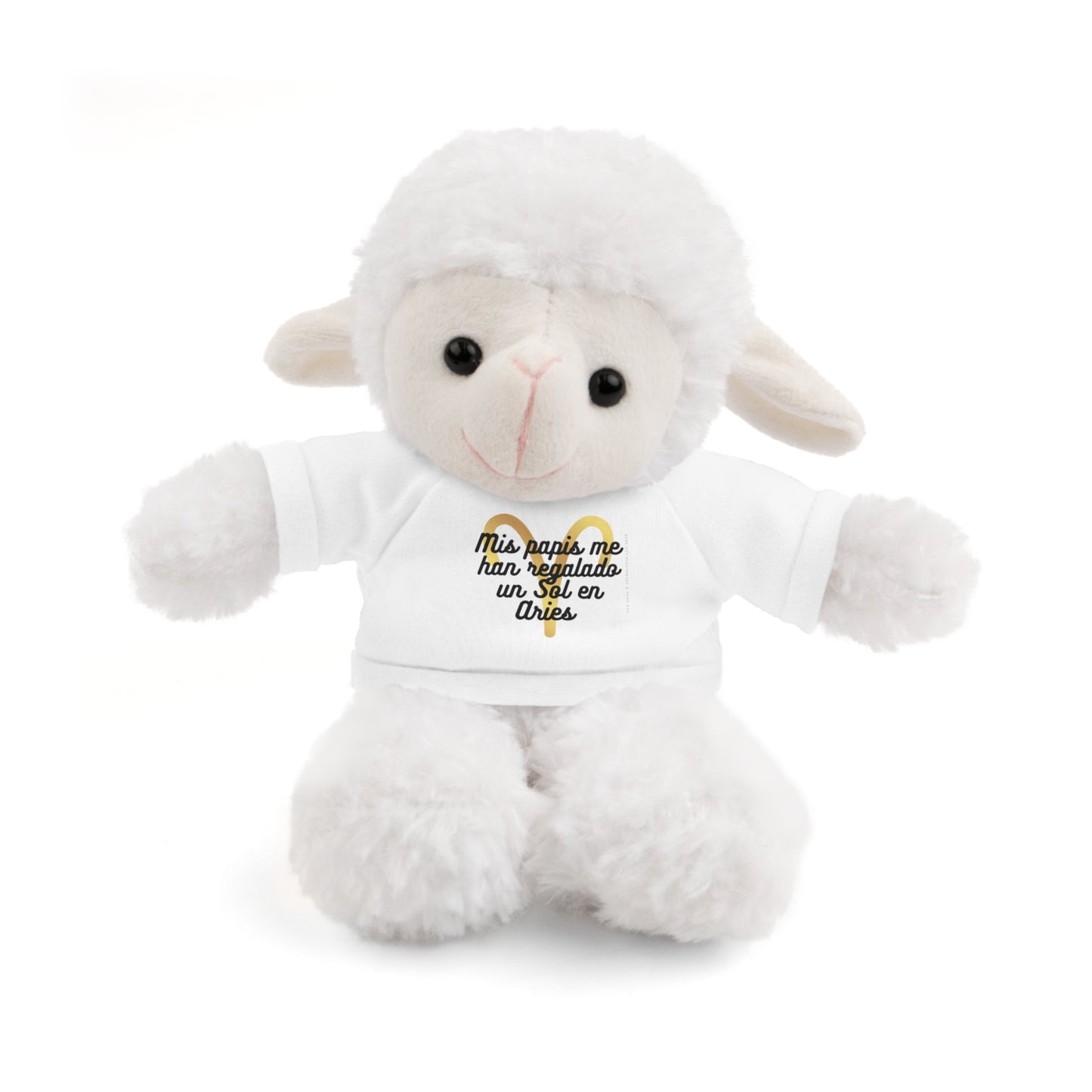 Peluche con camiseta, Sol en Aries