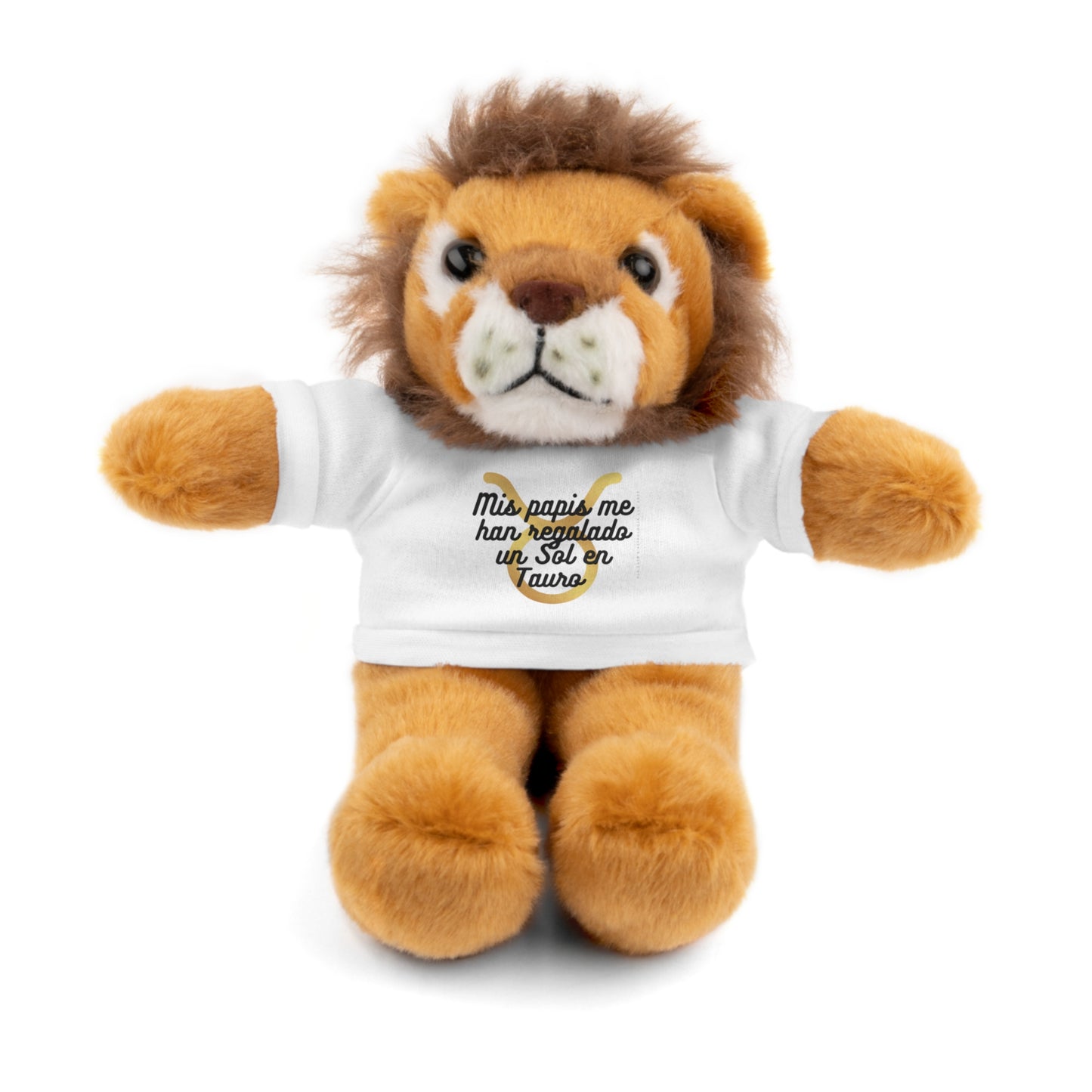 Peluche con camiseta, Sol en Tauro