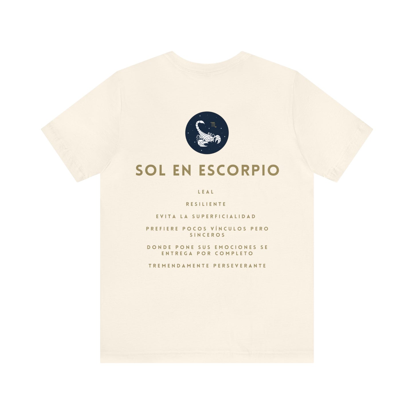 Camiseta Unisex Sol en Escorpio