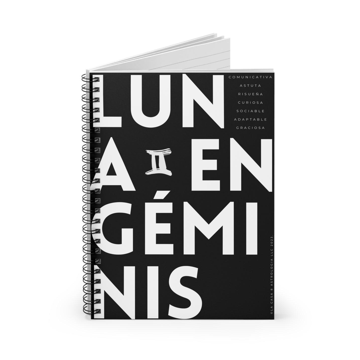 Cuaderno Luna en Géminis