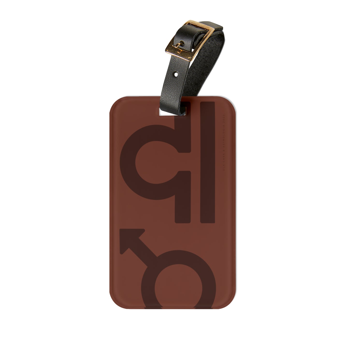 Mars in Libra luggage tag