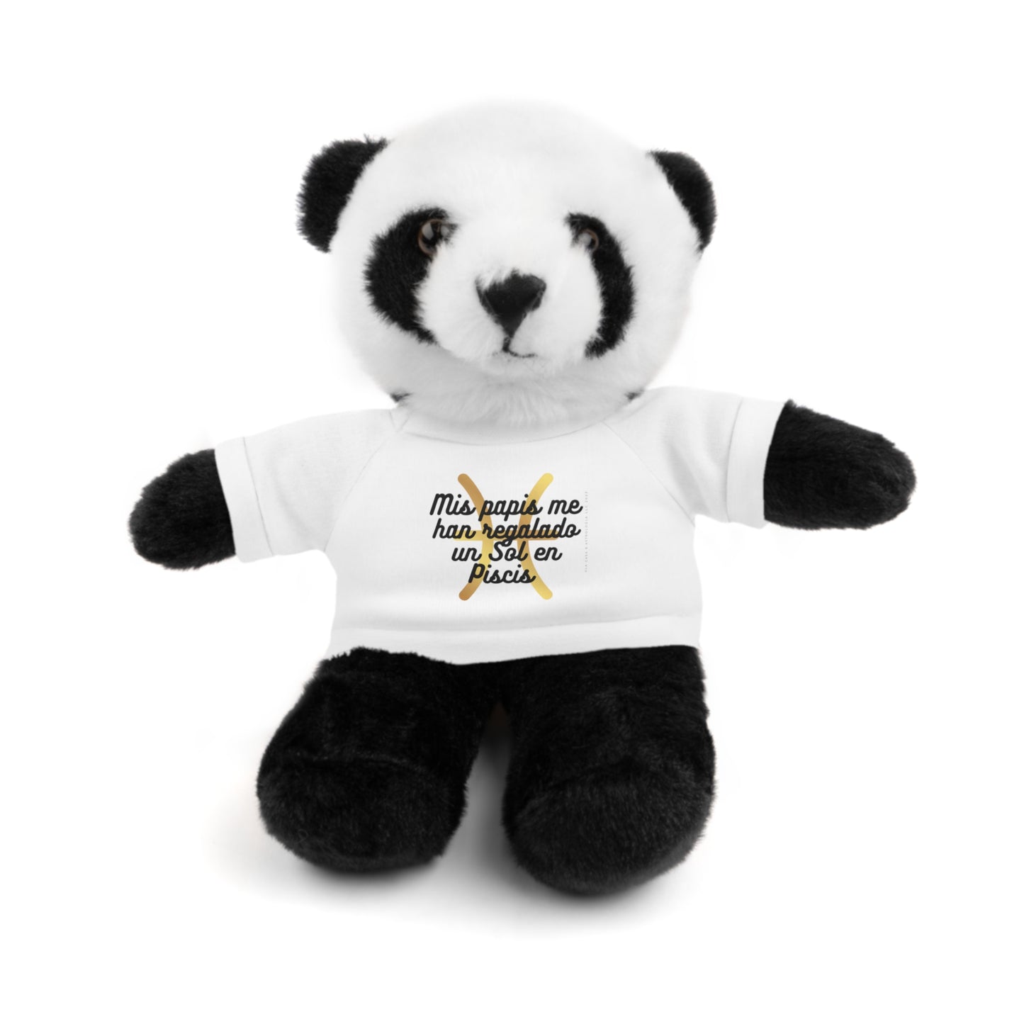 Peluche con camiseta, Sol en Piscis