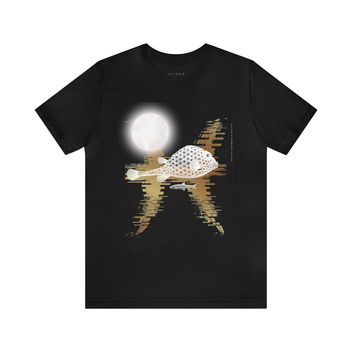 Camiseta Unisex Luna en Piscis