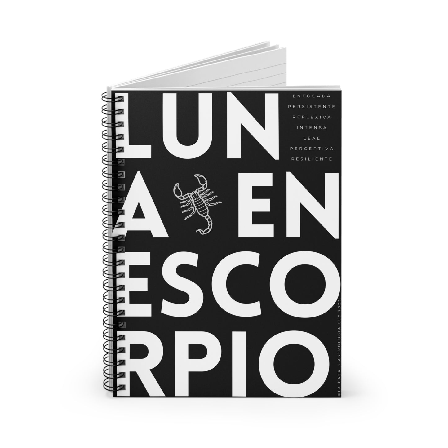 Cuaderno Luna en Escorpio