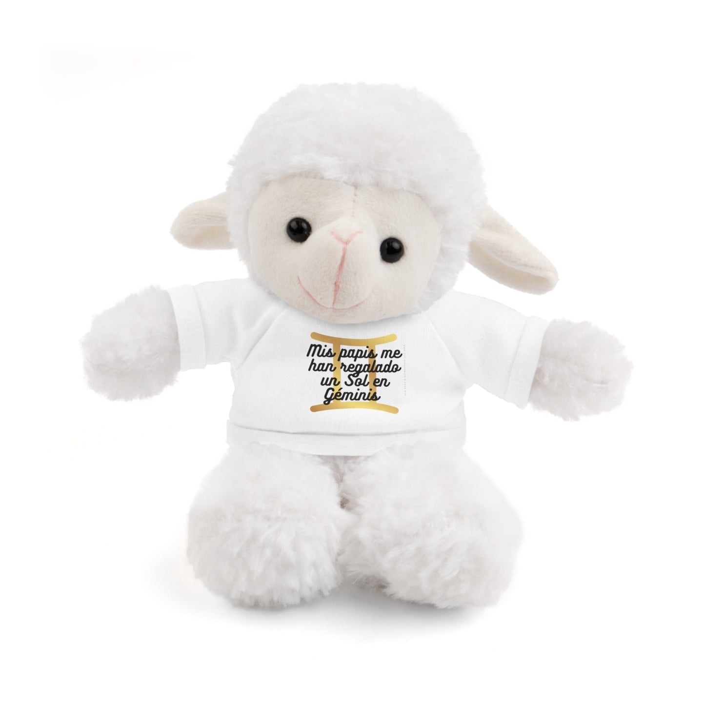 Peluche con camiseta, Sol en Géminis