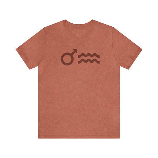 Camiseta Unisex Marte en Acuario