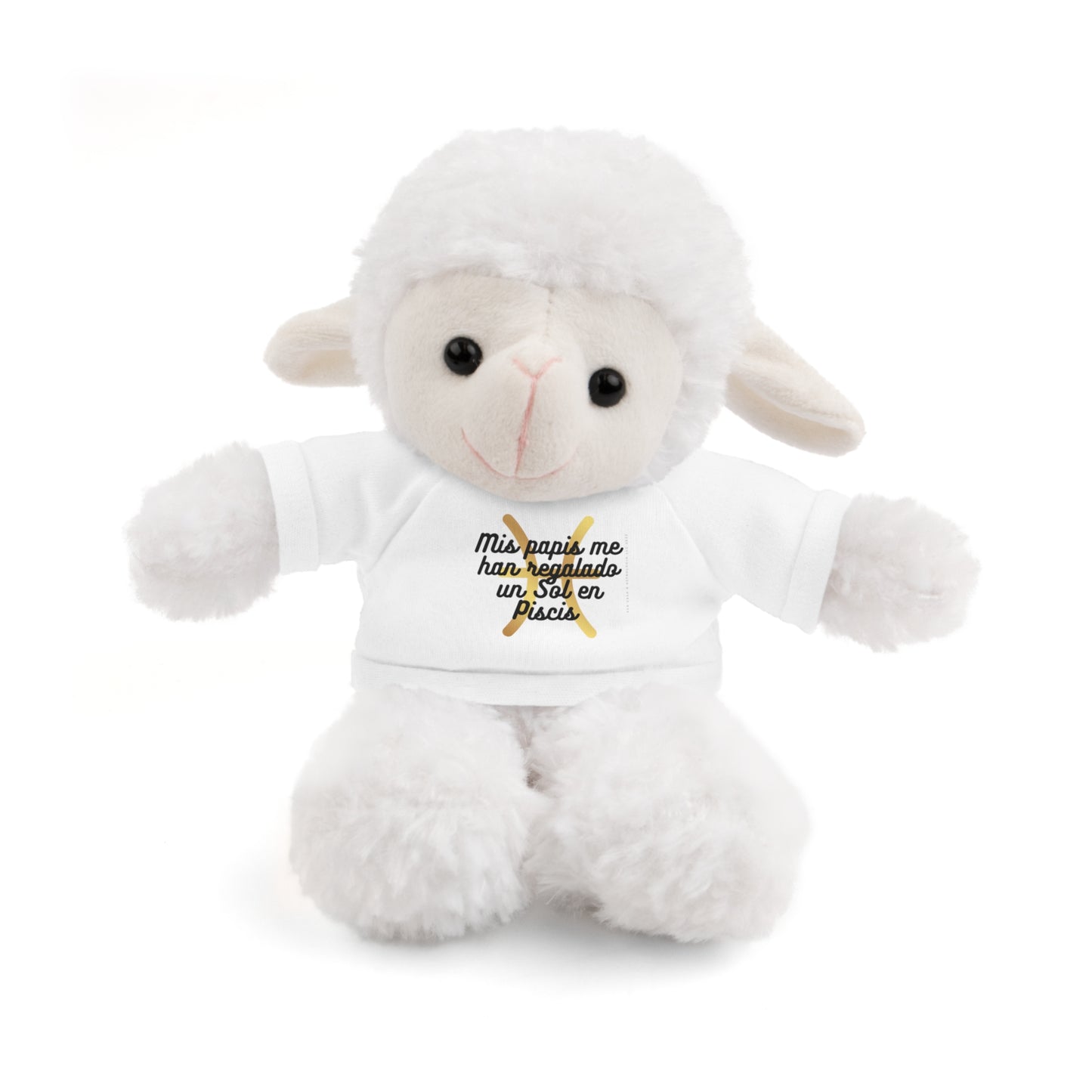 Peluche con camiseta, Sol en Piscis