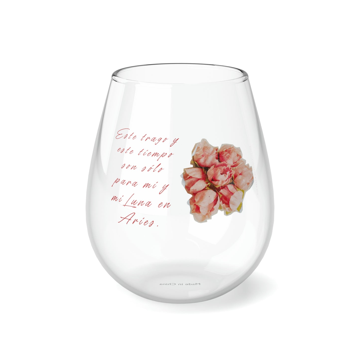 Wine glass Moon in Aries